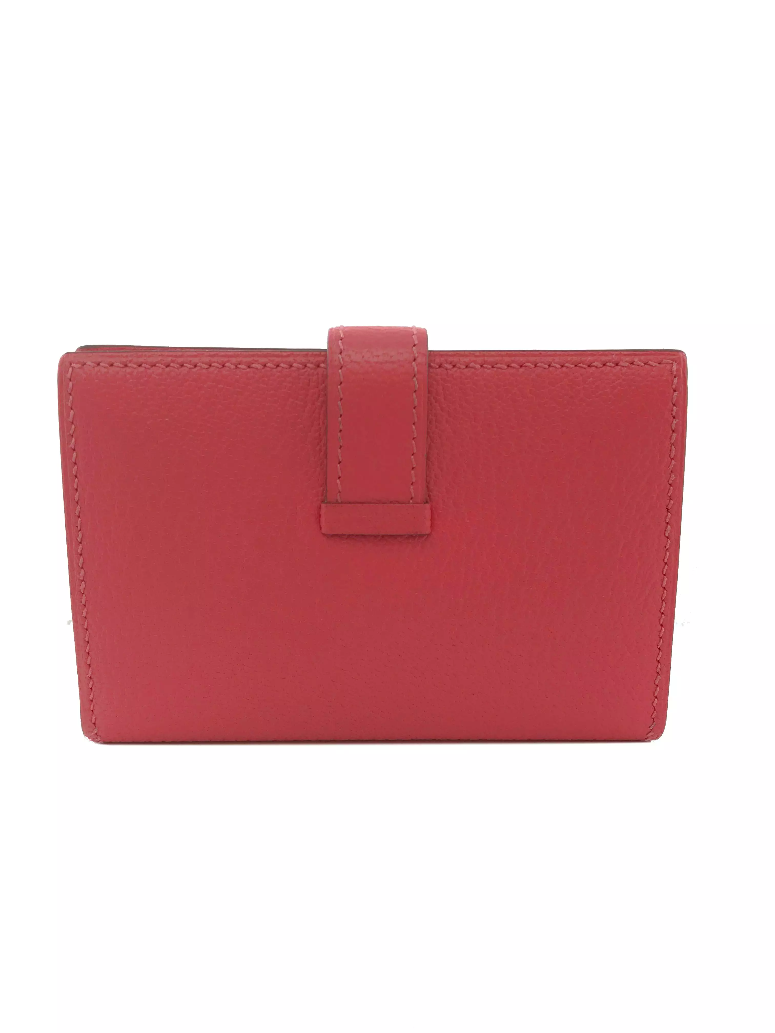 Hermes Chevre Mini Compact Bearn Card Holder Wallet