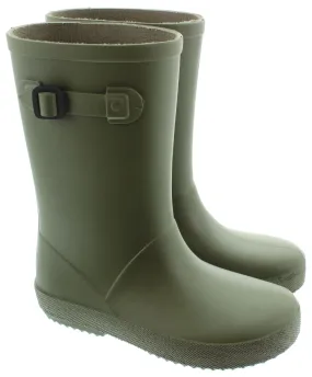 IGOR Kids Splash Euri Welly Boots In Khaki Green