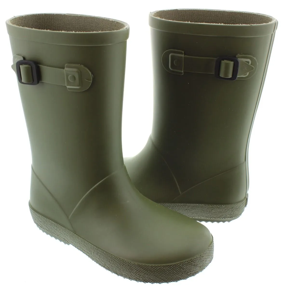 IGOR Kids Splash Euri Welly Boots In Khaki Green