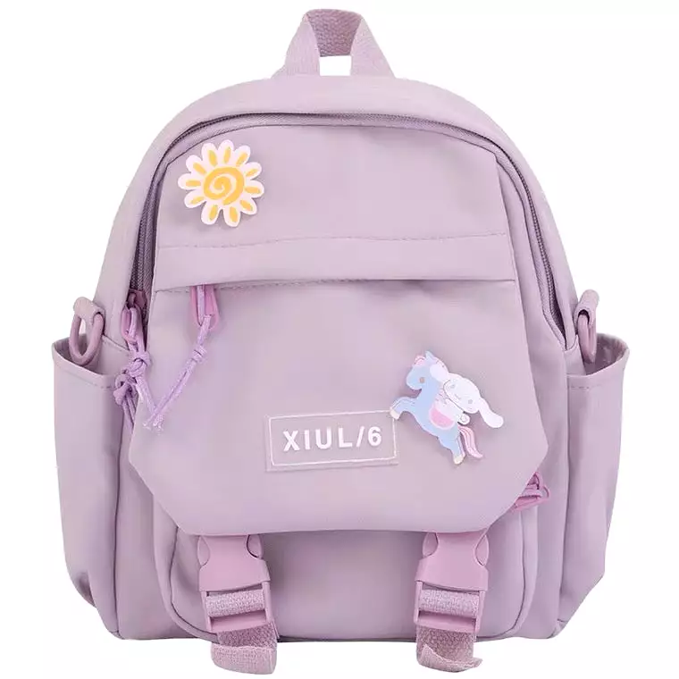 INS PASTEL PURPLE LIGHTWEIGHT MINI SMALL BACKPACK BY90109