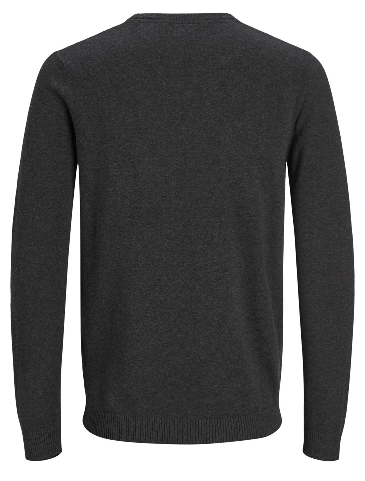 Jack & Jones Crew Neck Basic Knit Jumper Dark Grey