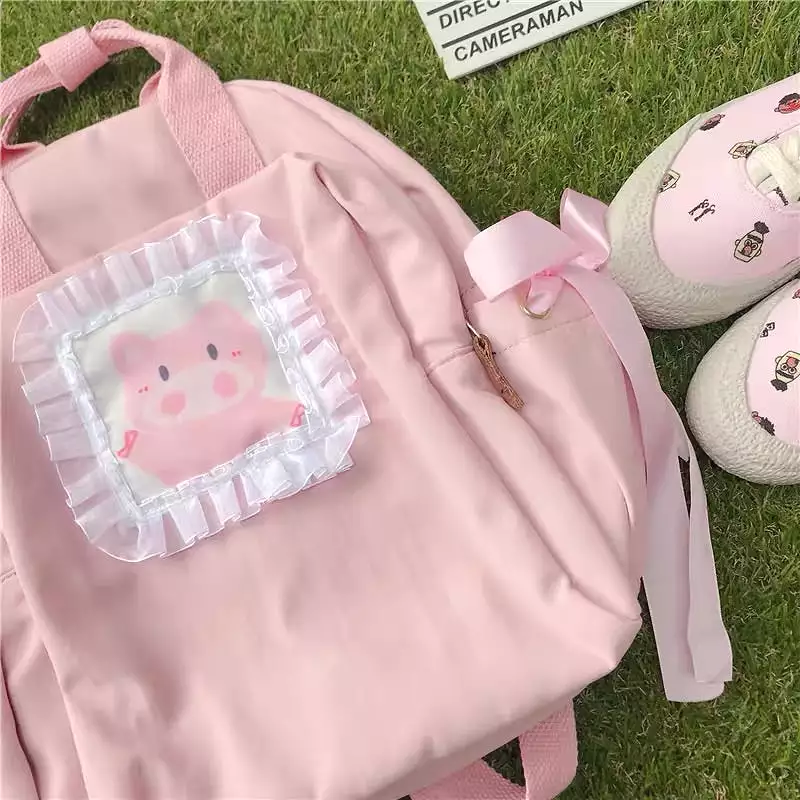 JAPANESE CUTE PIG PINK BACKPACK BY50402