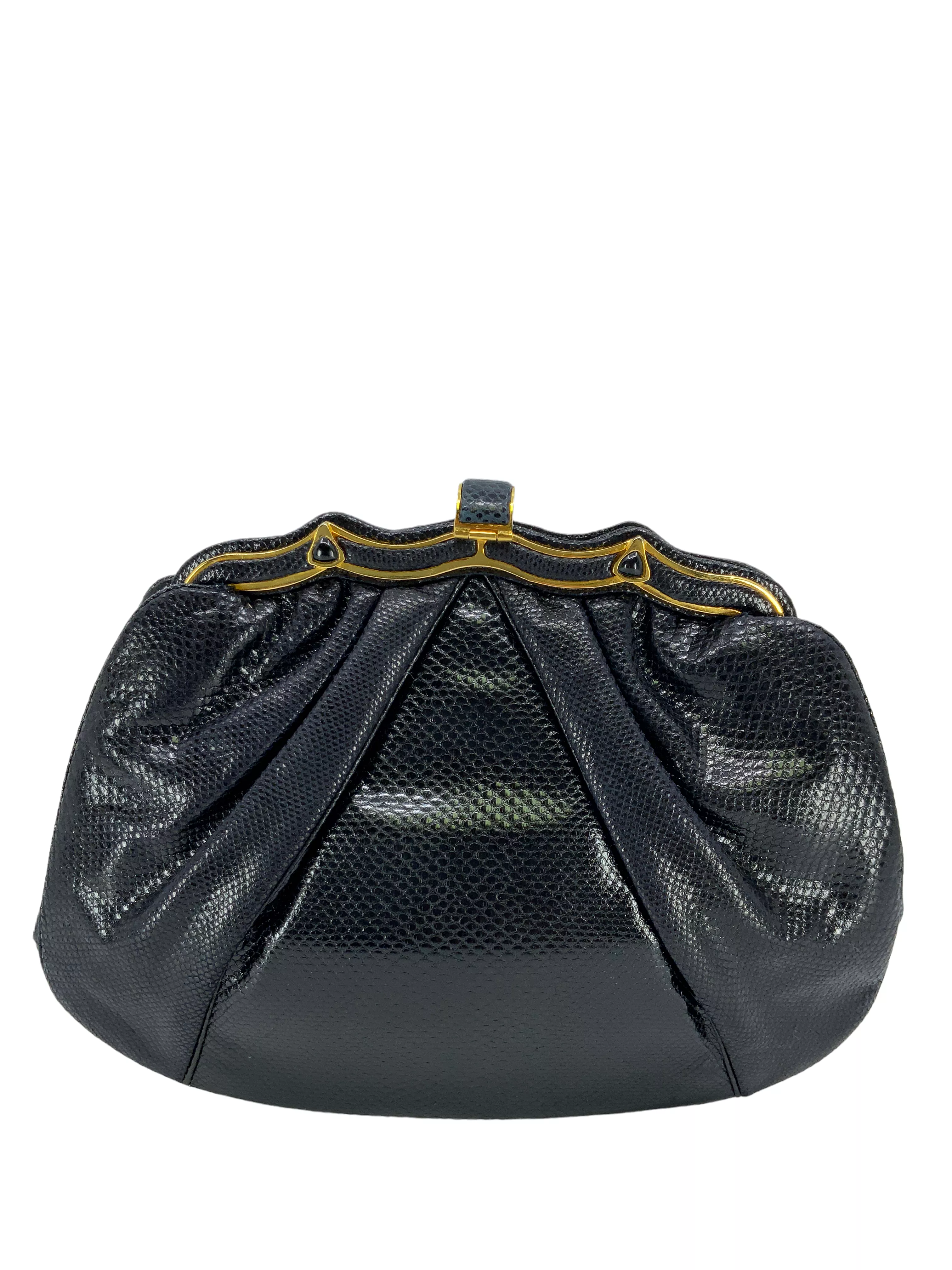 Judith Leiber Lizard Evening Bag Clutch