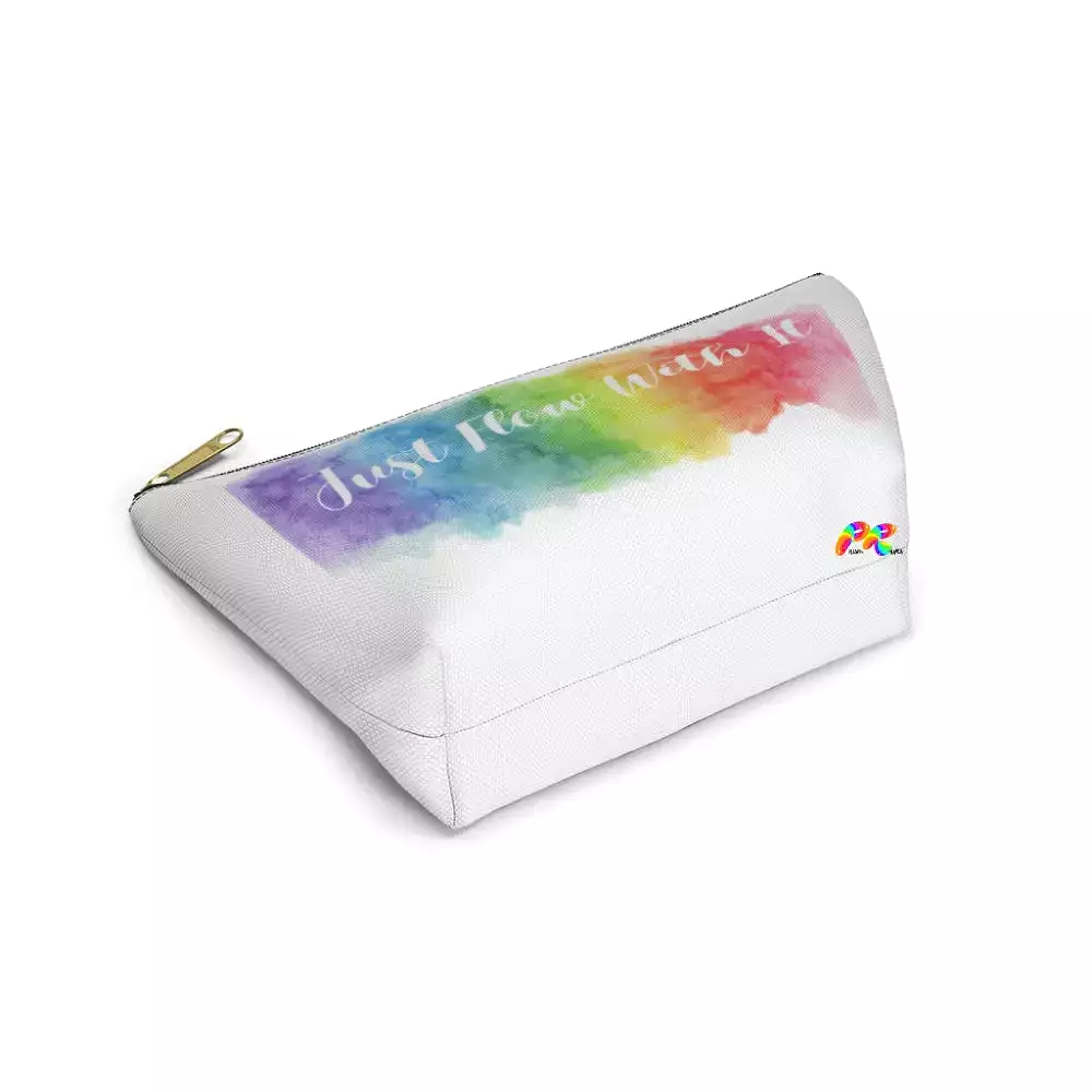 Just Flow With It Rainbow Cloud Accessory Pouch