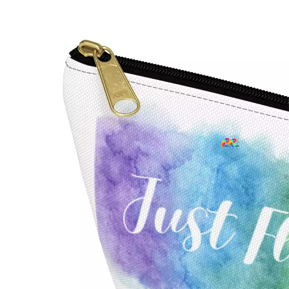 Just Flow With It Rainbow Cloud Accessory Pouch