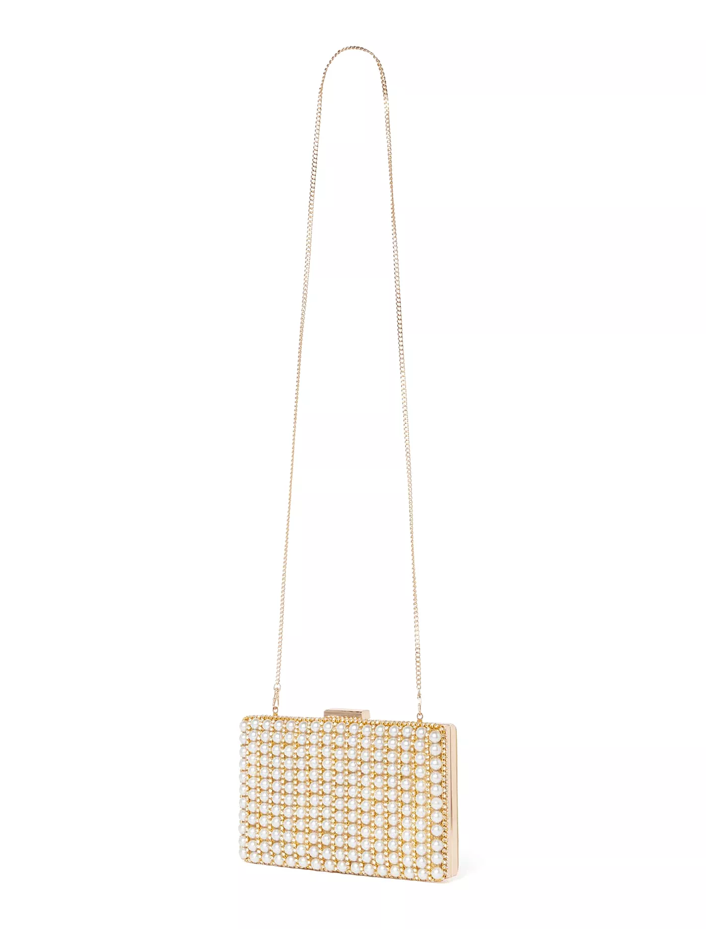 Kelsey Pearl Hardcase Clutch