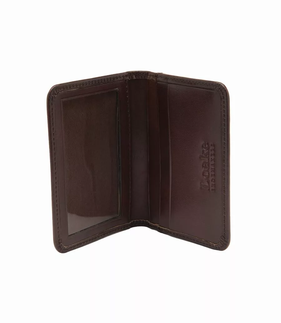 Loake Fenchurch Card Holder - Dark Brown