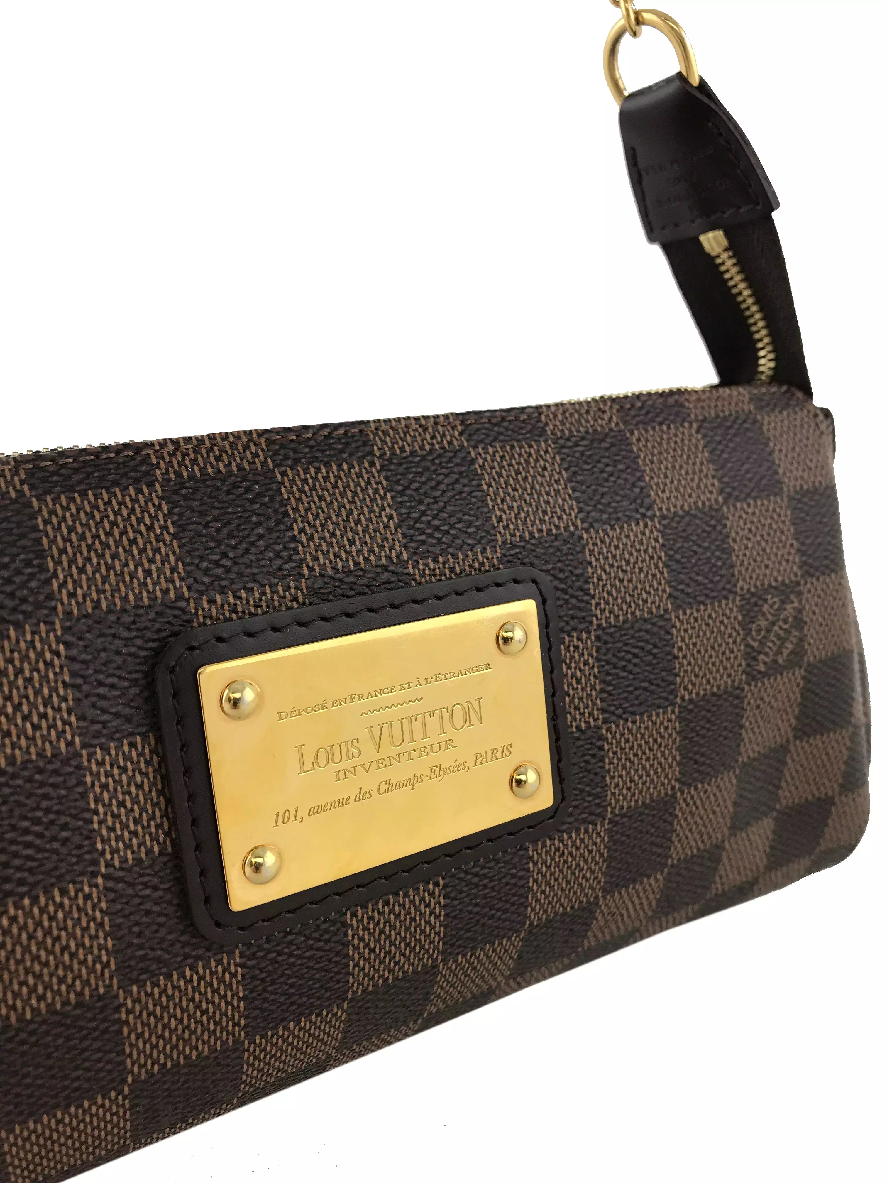 Louis Vuitton Damier Ebene Canvas Eva Clutch