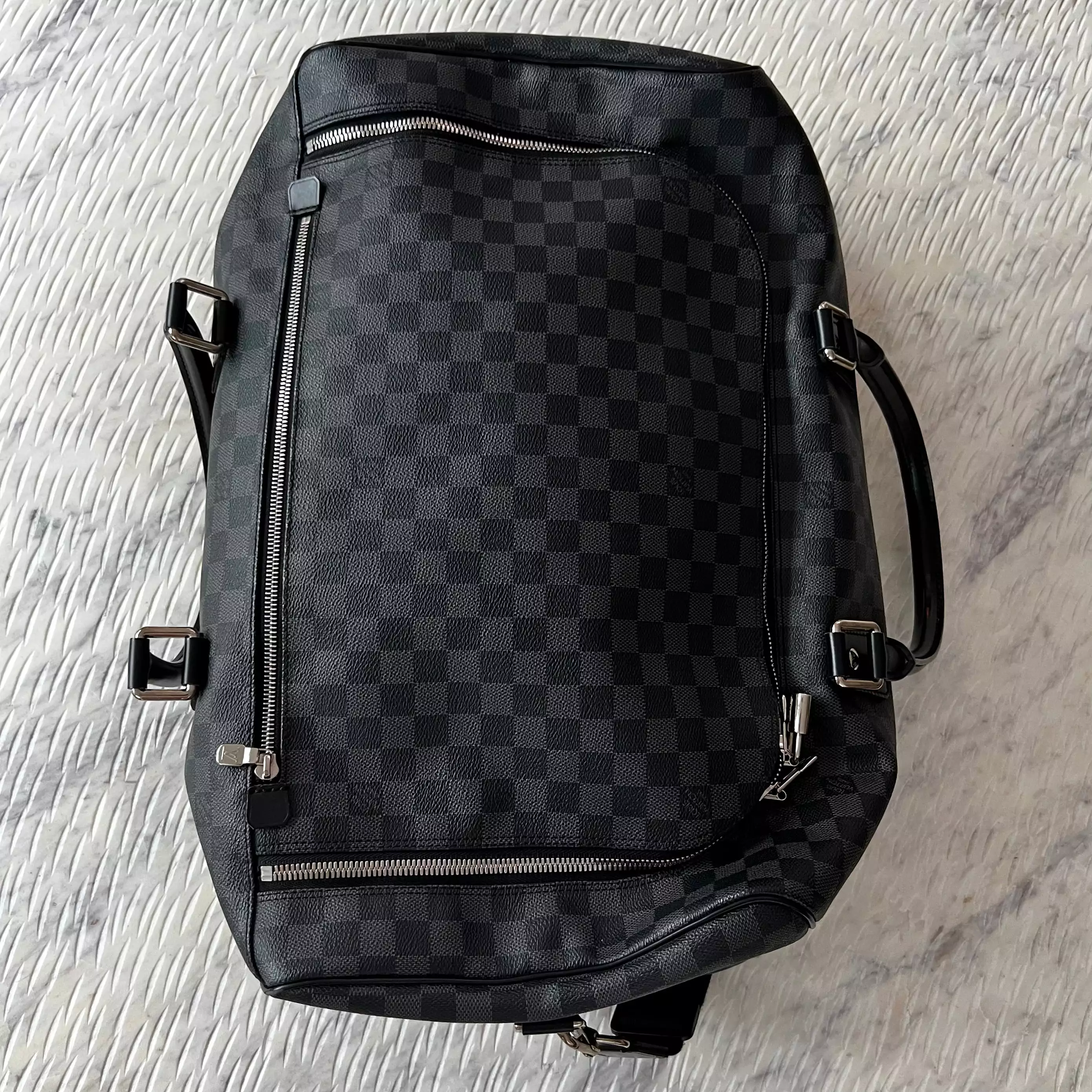 Louis Vuitton Duffle Roadster 50 Damier Graphite Bag