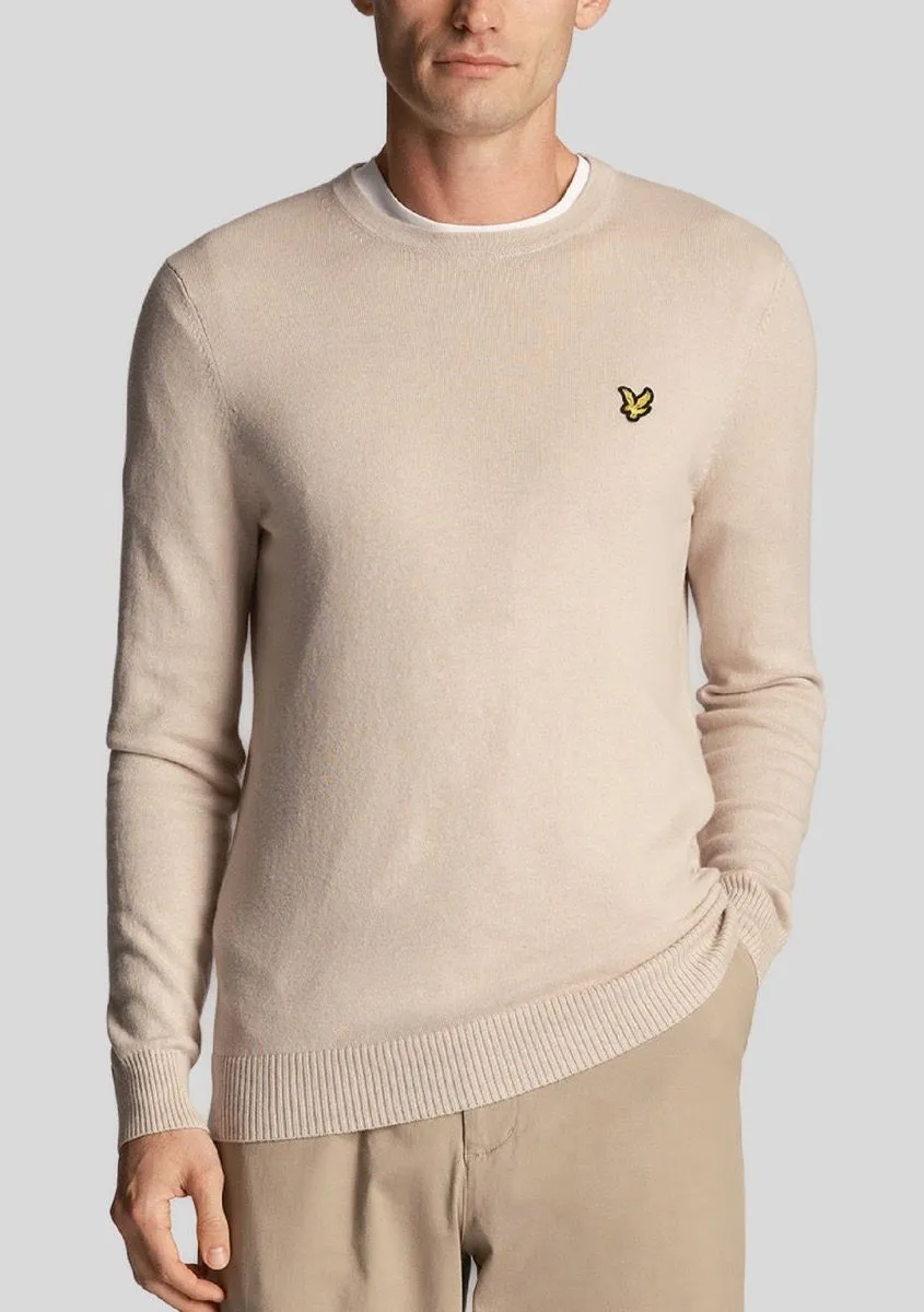 Lyle & Scott Knitted Crew Neck Jumper Cove