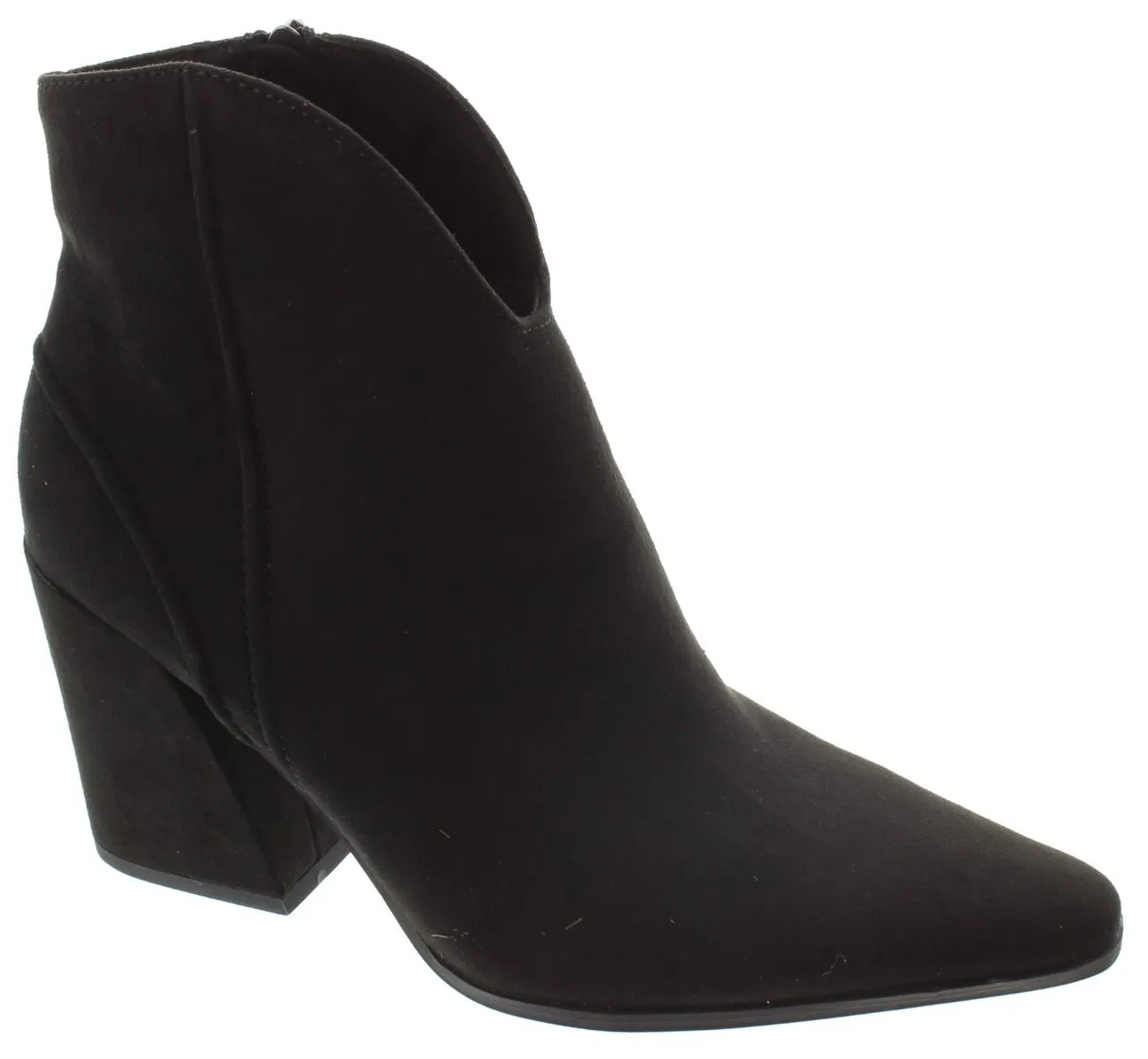 MARCO TOZZI Ladies 25360 Heel Ankle Boots In Black