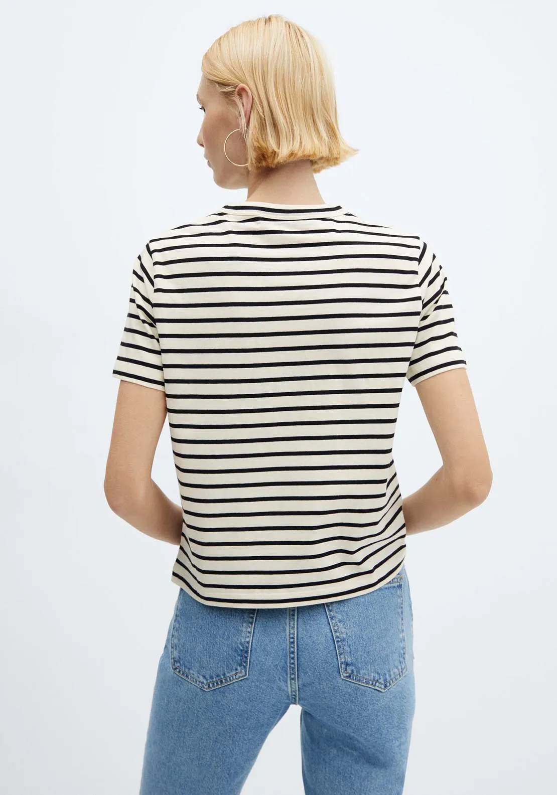 Message striped T-Shirt