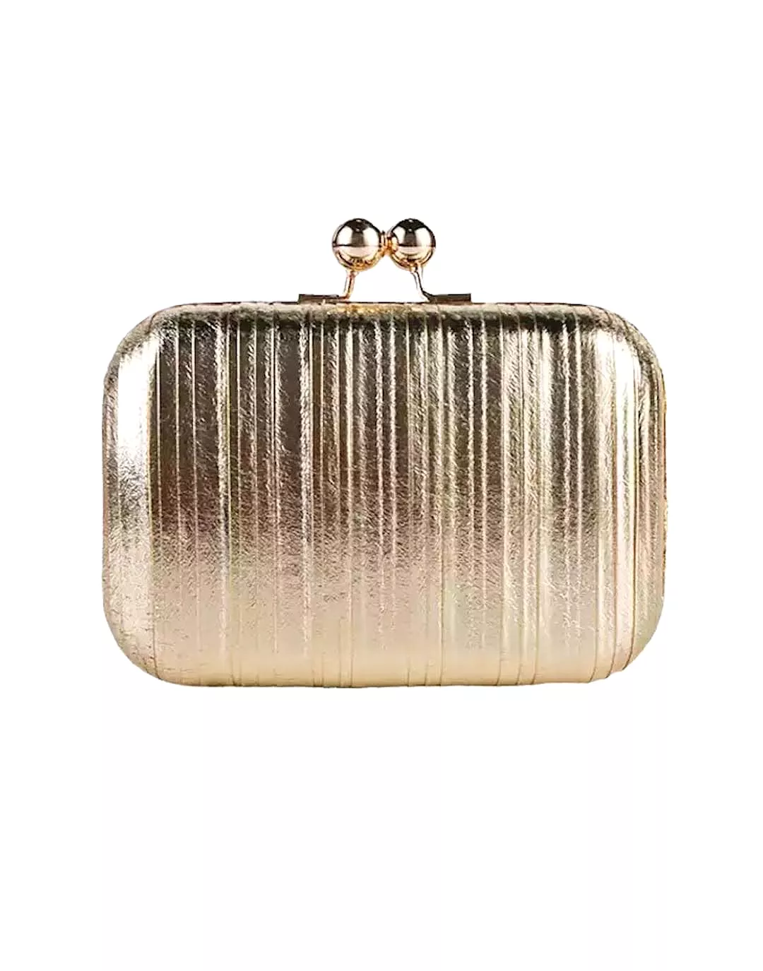 Metallic Metal Evening Clutch