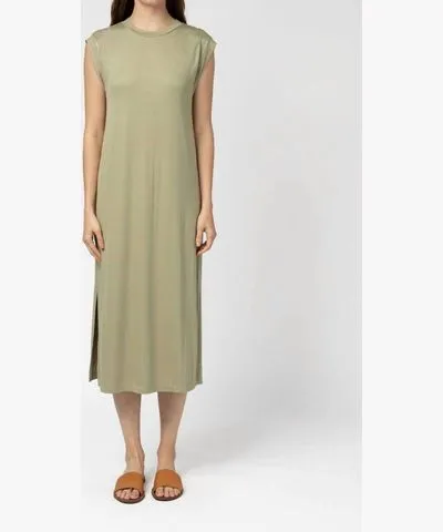 MOD REF Knit Rayon Dress In Sage