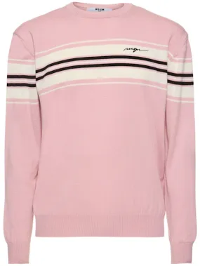 MSGM   Polo neck knit sweater 