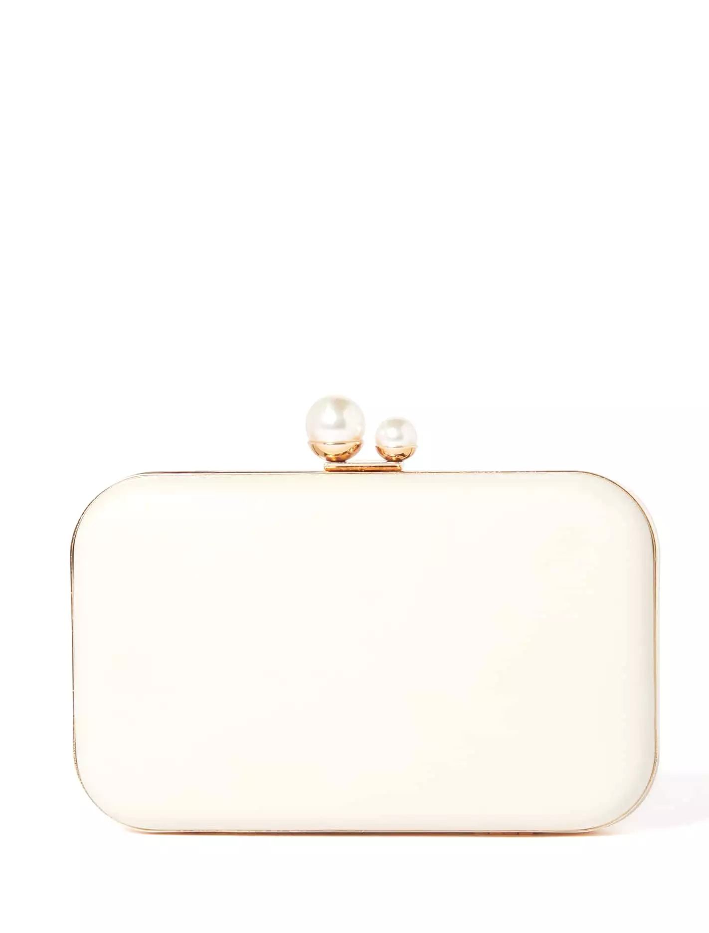 Nancy Pearl Clasp Hardcase Clutch