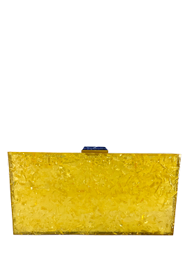 Oscar de la Renta Resin Box Clutch