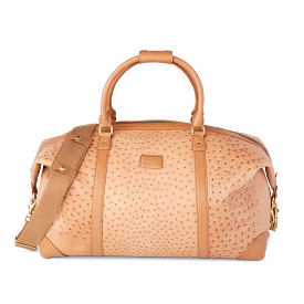 Ostrich Duffle - Large :: Cognac