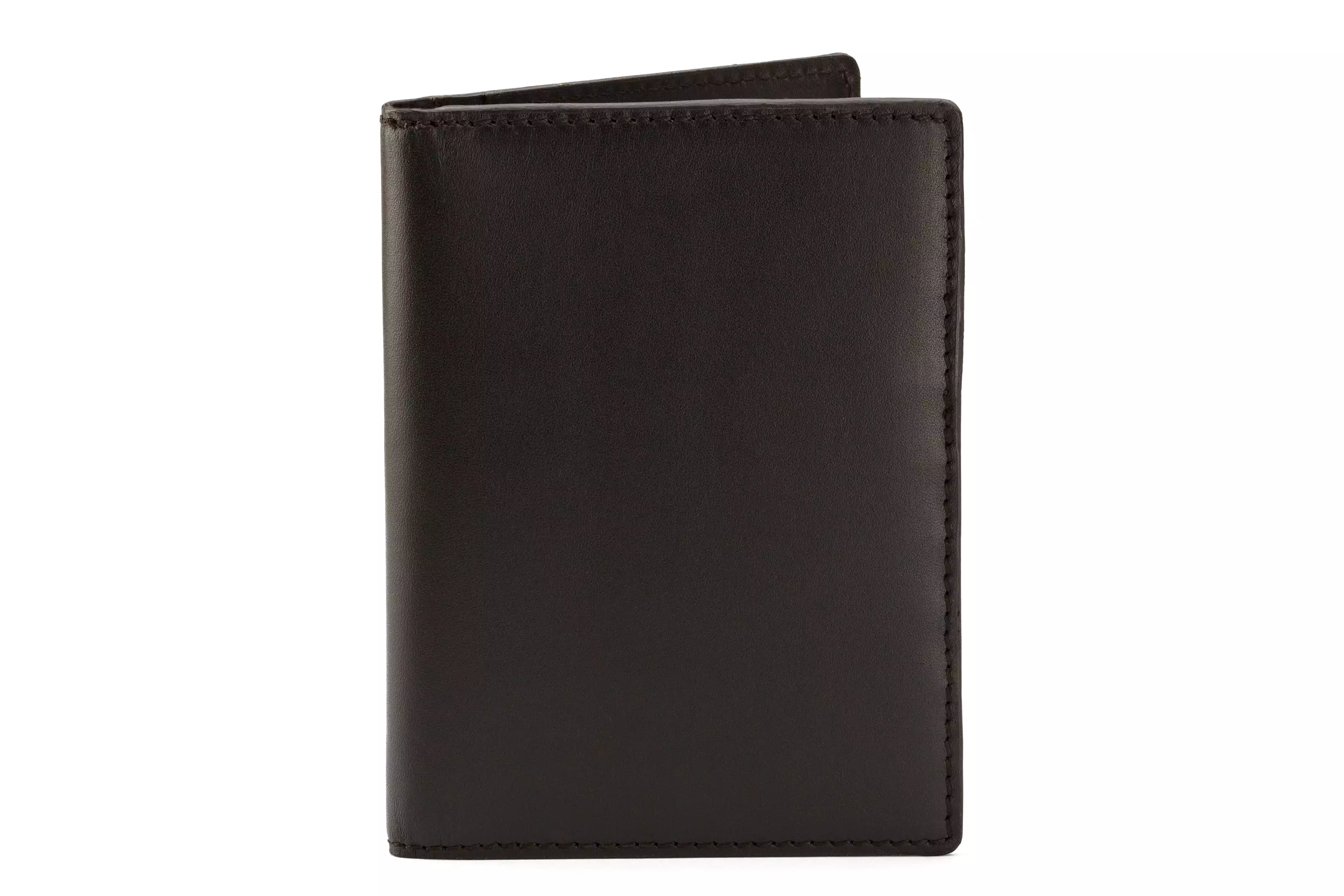 Passport Leather Wallet - Black