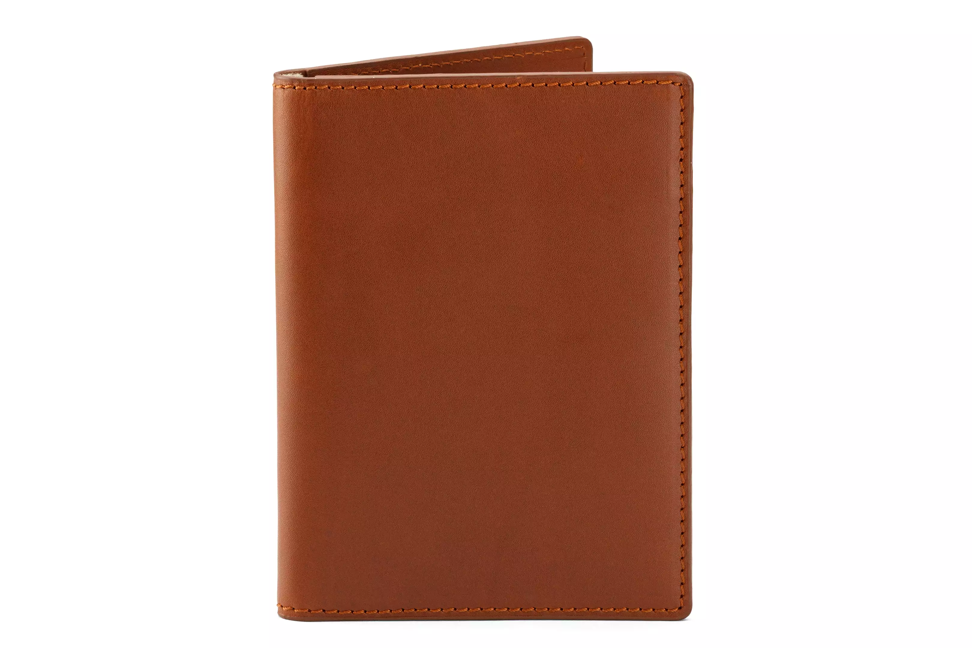 Passport Leather Wallet - Brown