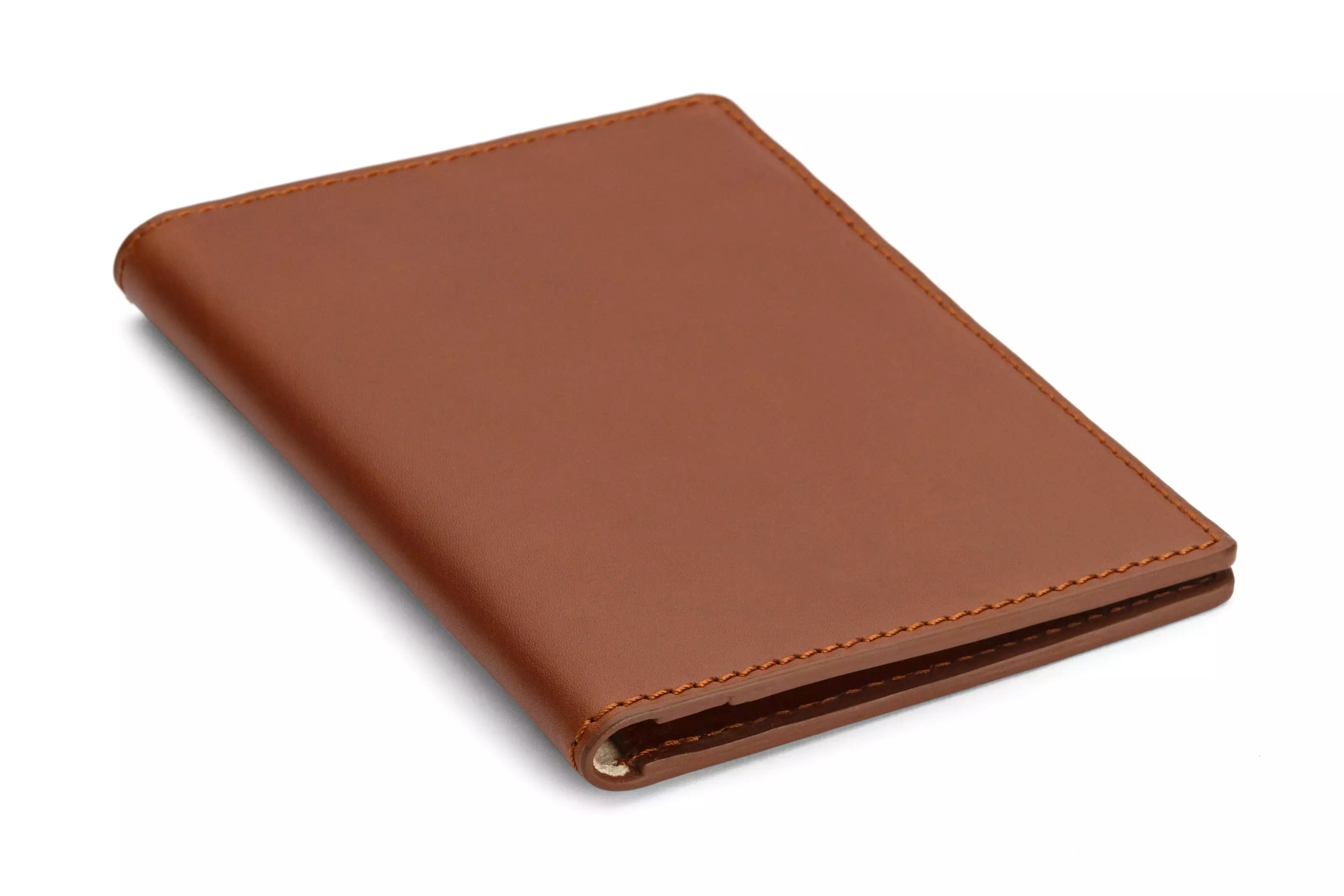 Passport Leather Wallet - Brown