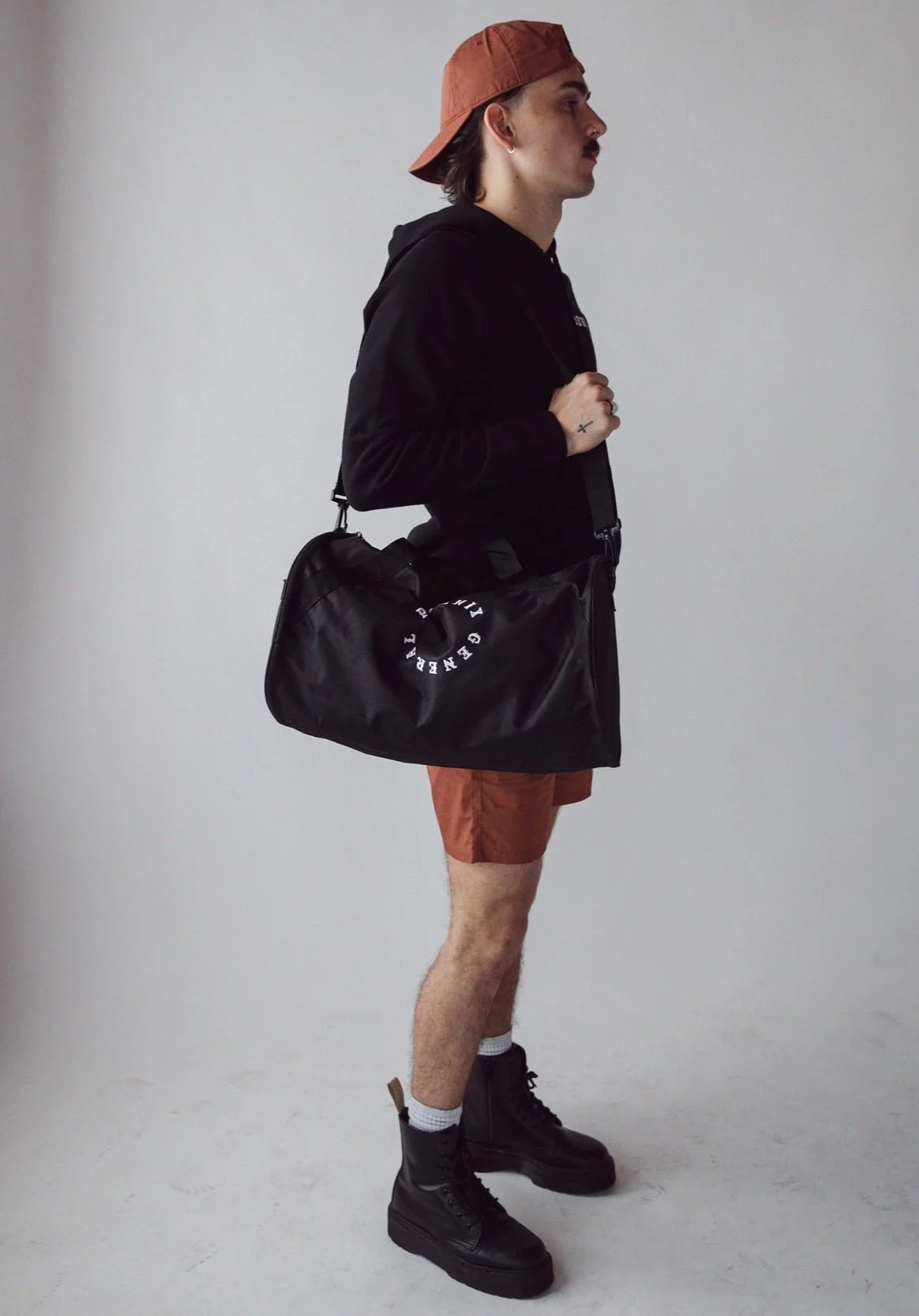 PHX GEN Embroidered Duffle Bag | Black