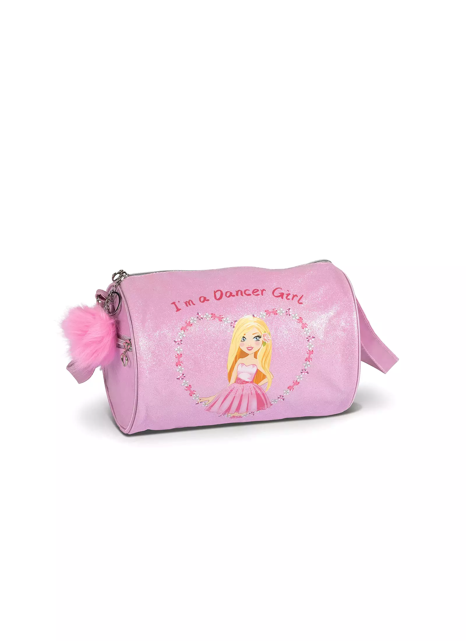 Pink Dancer Girl Roll Bag