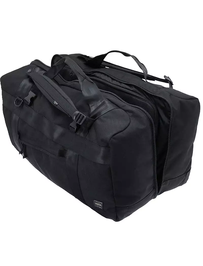 Porter-Yoshida and Co Booth Pack 3-Way Duffle Bag Black