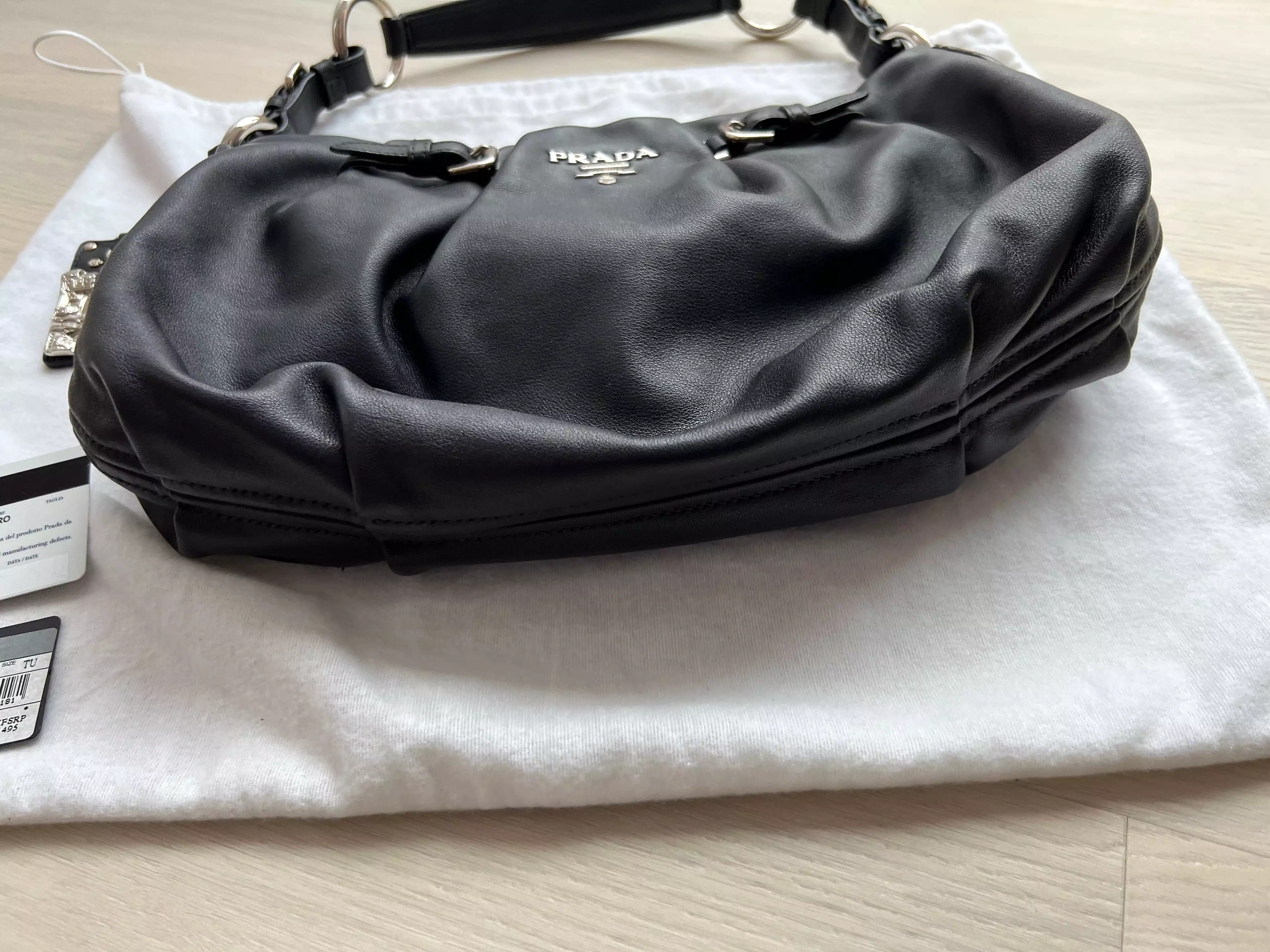 Prada Nappa Leather Shoulder Bag