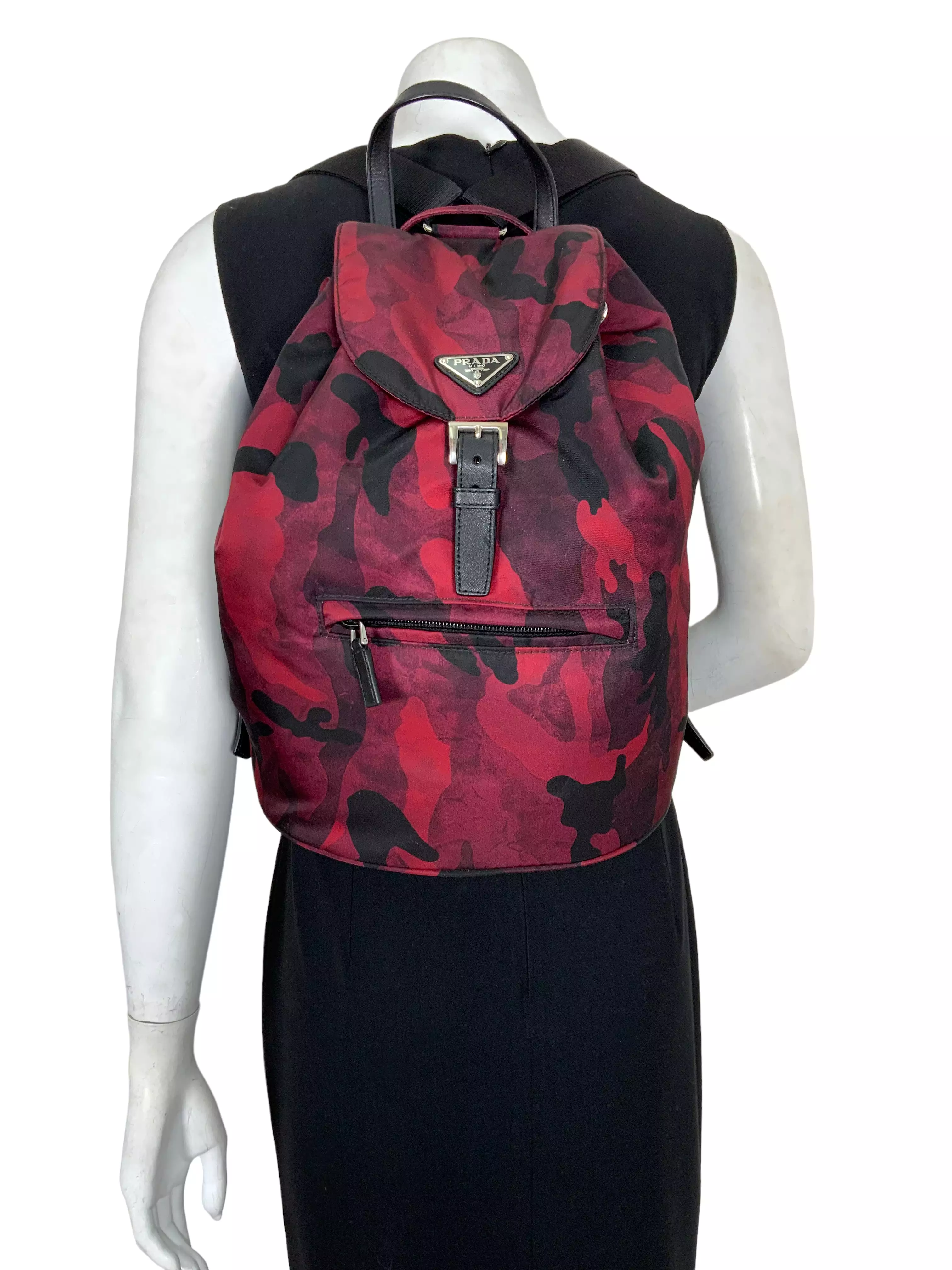 PRADA Tessuto Nylon Camouflage Backpack