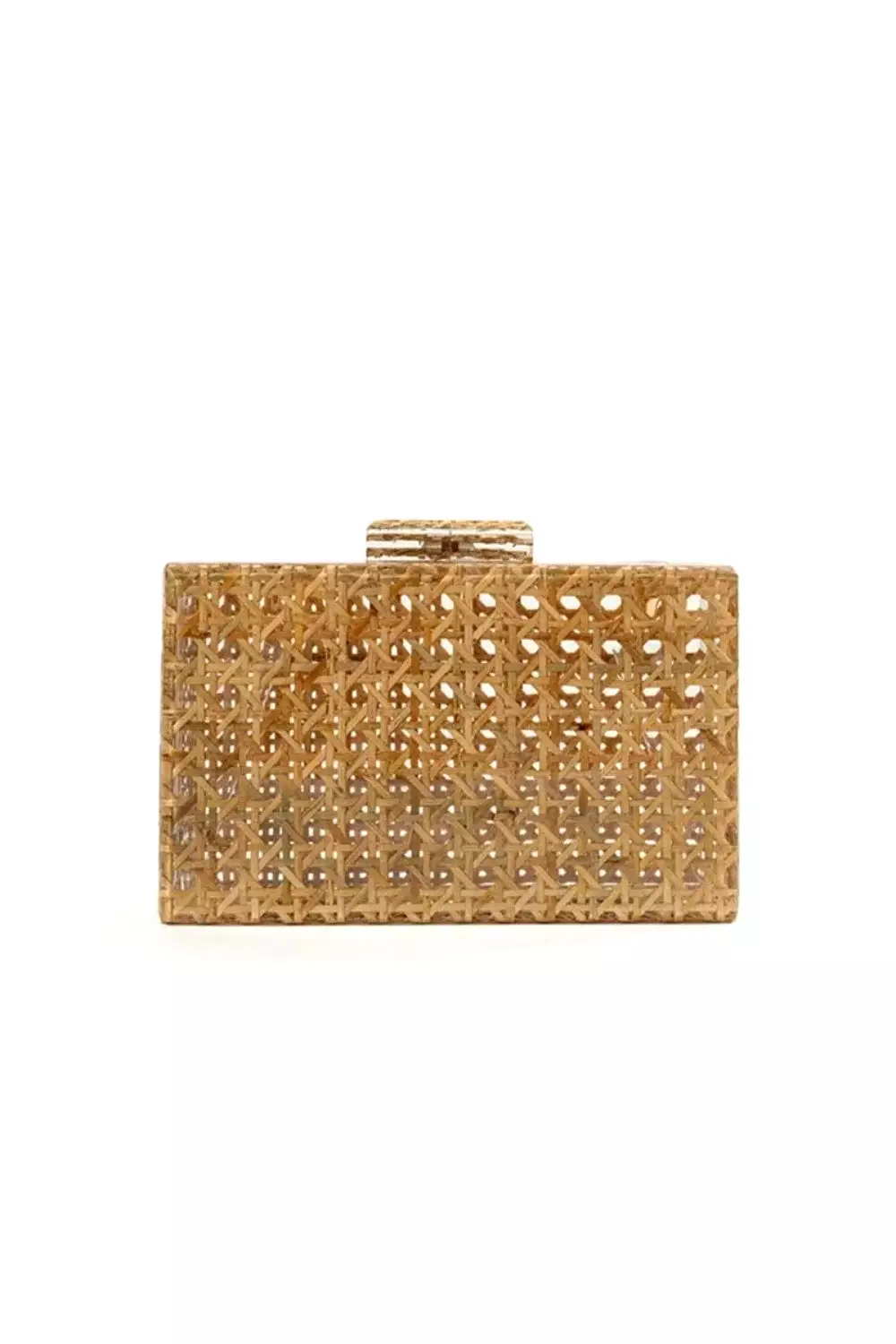 RACHEL RATTAN CLUTCH