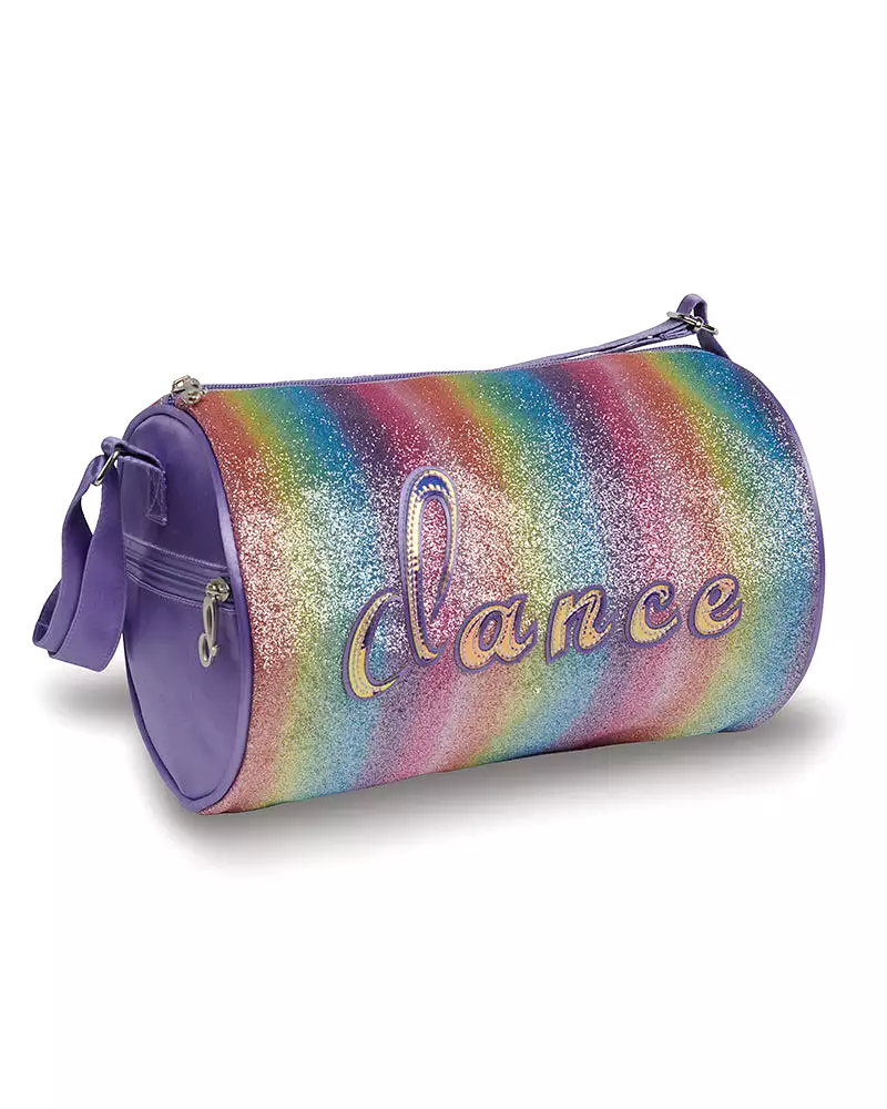 Rainbow Glitter Dance Duffel