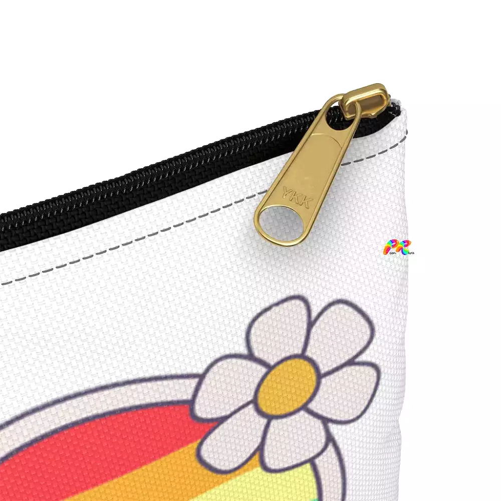 Rainbow Sunglasses with Daisy, Accessory Pouch