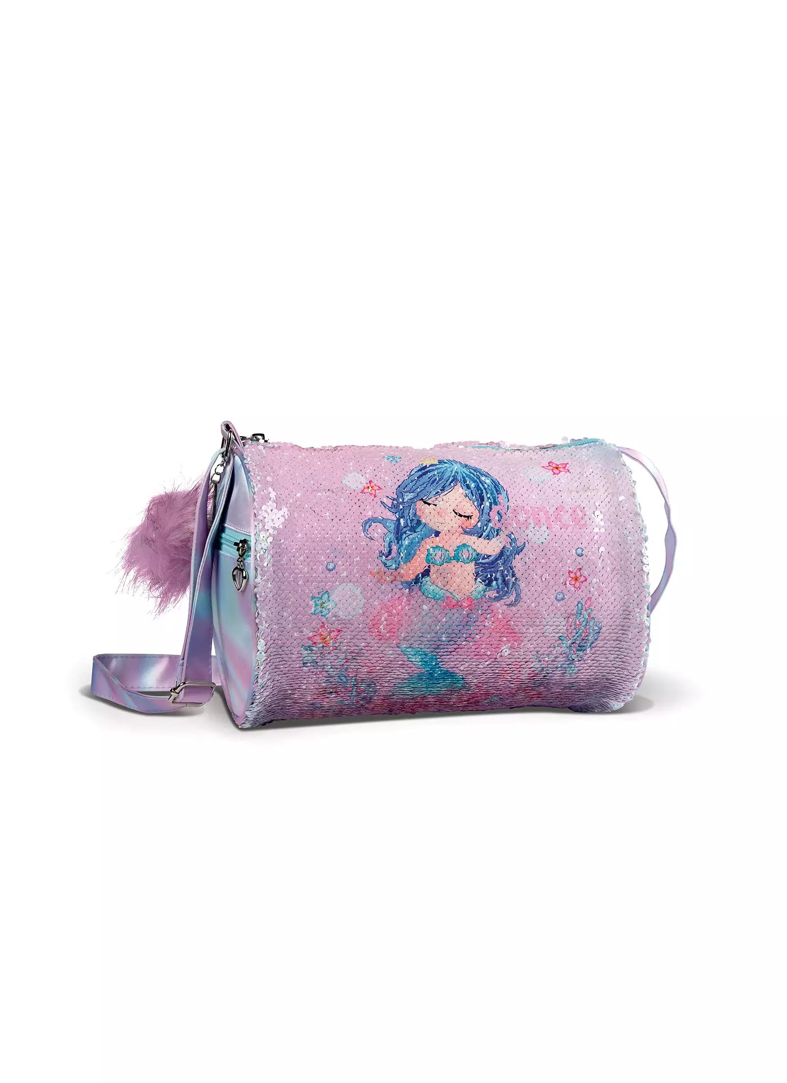 Reversible Mermaid Sequin Duffle Bag