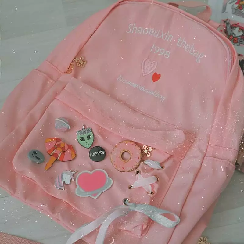 REVIEW FOR CHIC LOVE LETTER EMBROIDERY BACKPACK