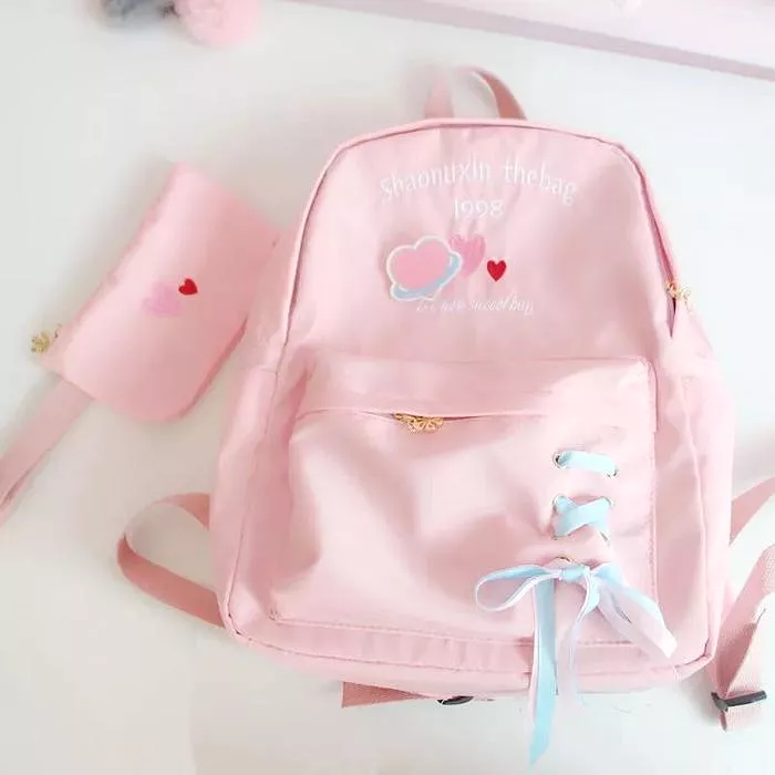 REVIEW FOR CHIC LOVE LETTER EMBROIDERY BACKPACK