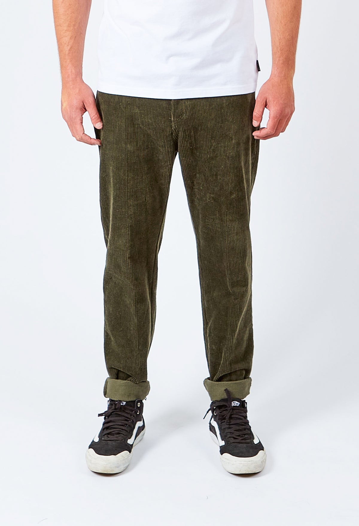 Rusty US RIFTS CORD PANT - DUFFLE GREEN