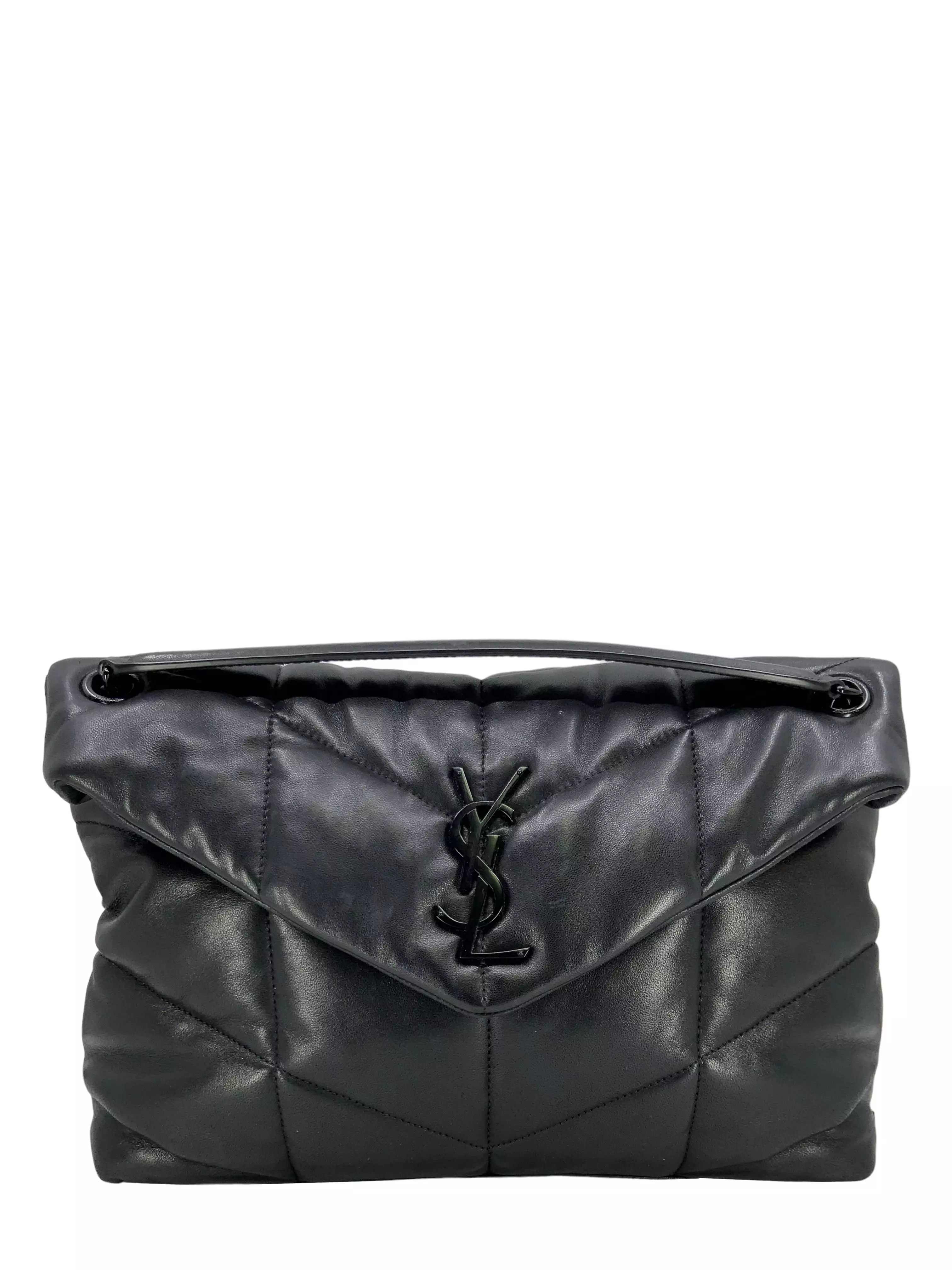 SAINT LAURENT MEDIUM PUFFER SHOULDER BAG