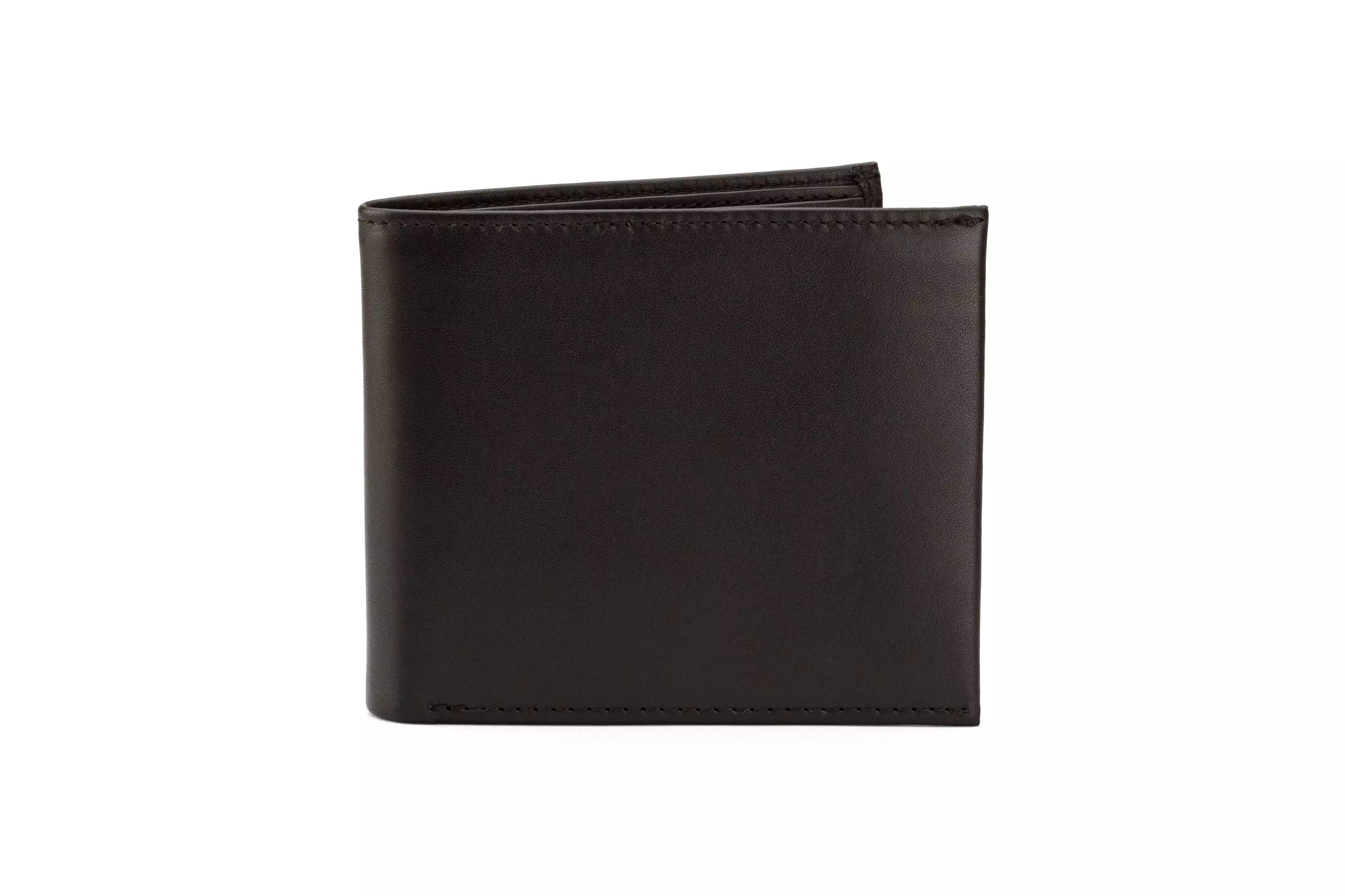 Slim Leather Wallet - Black