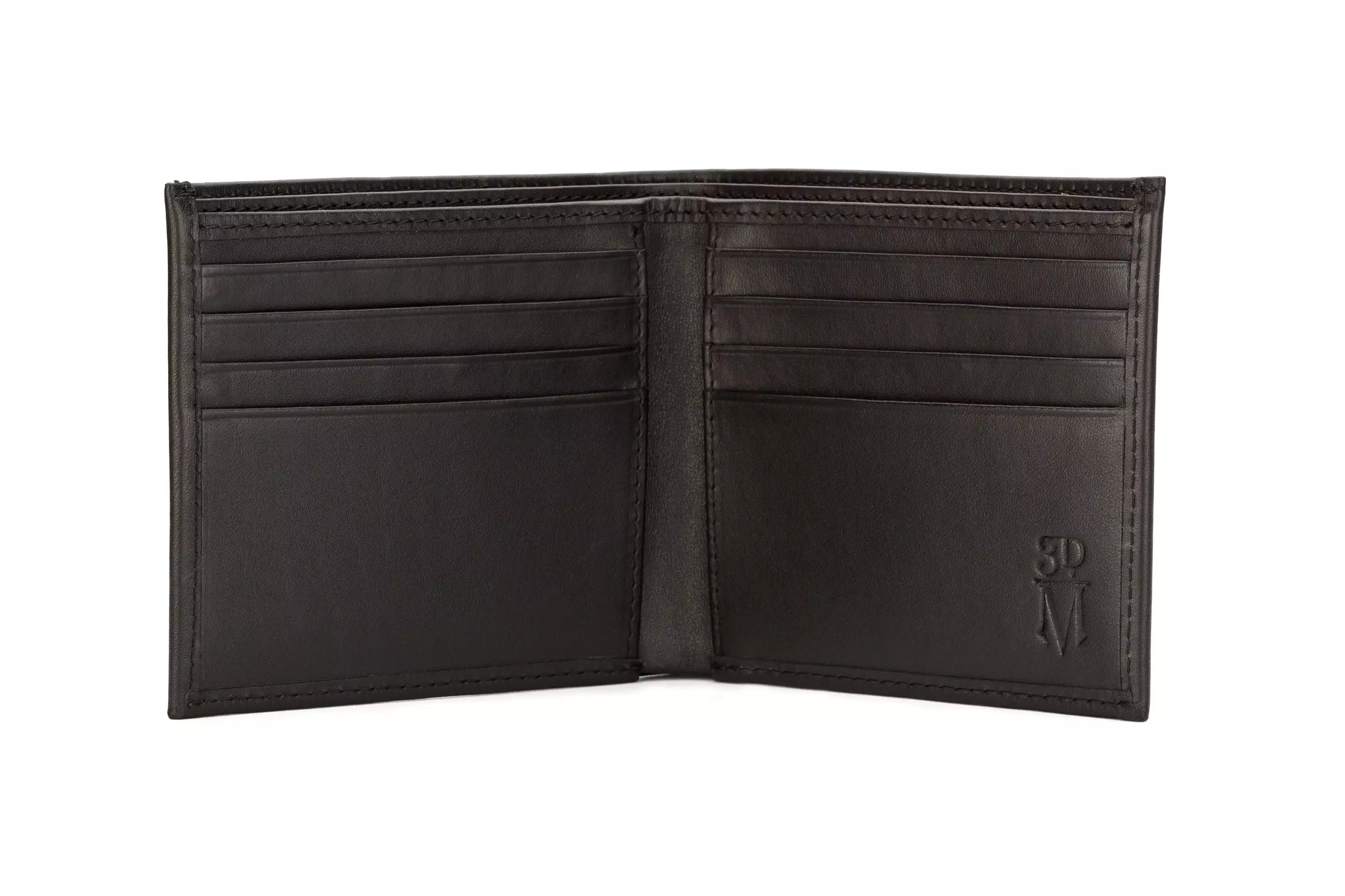 Slim Leather Wallet - Black