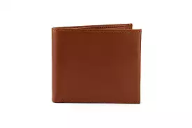 Slim Leather Wallet - Medium Brown