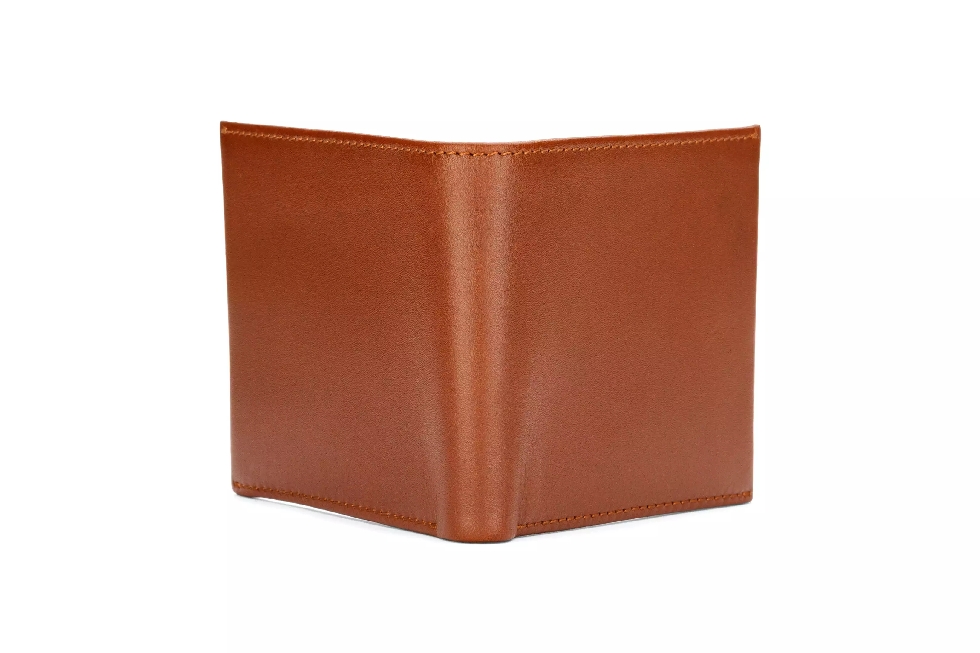 Slim Leather Wallet - Medium Brown