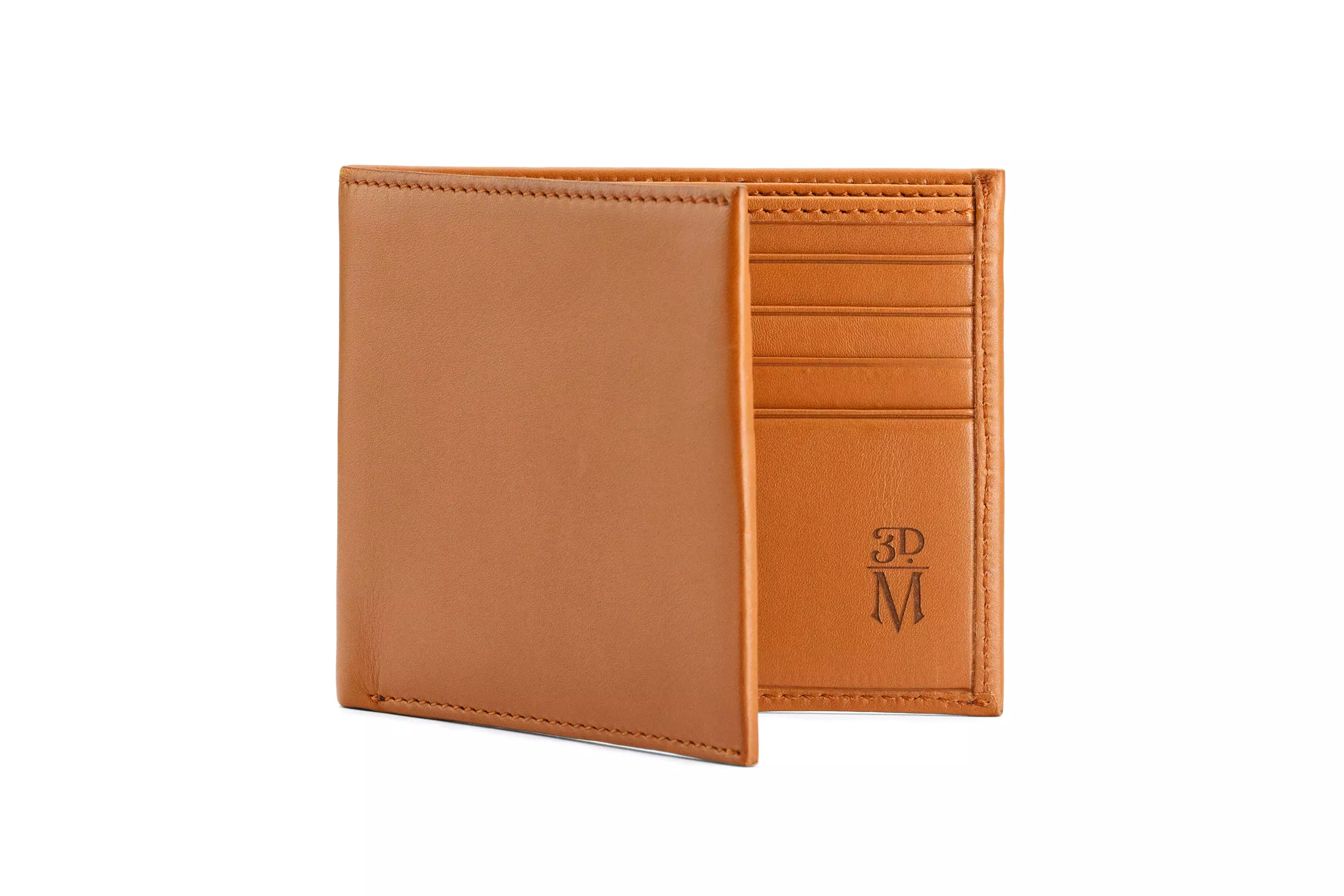 Slim Leather Wallet - Tan