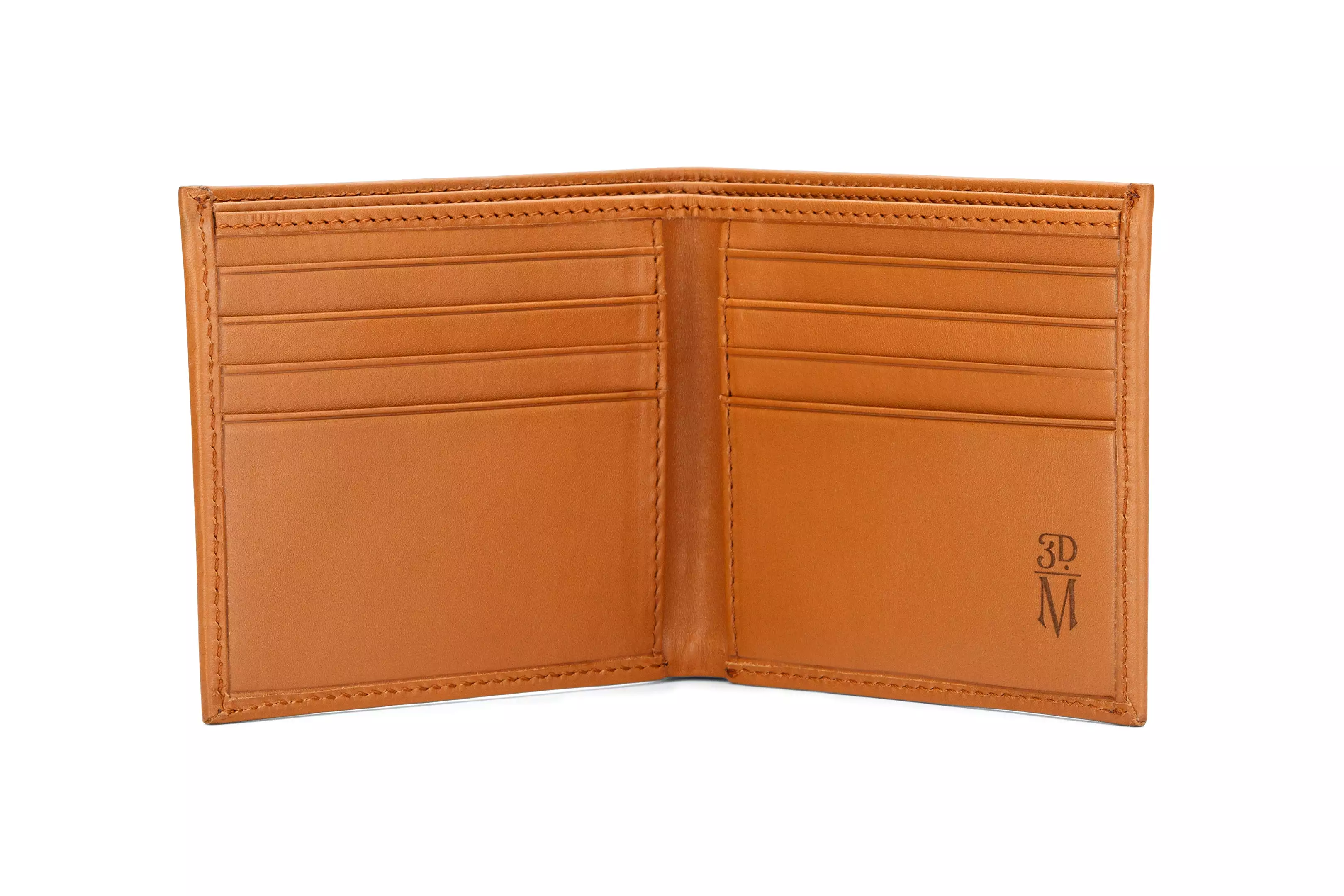 Slim Leather Wallet - Tan