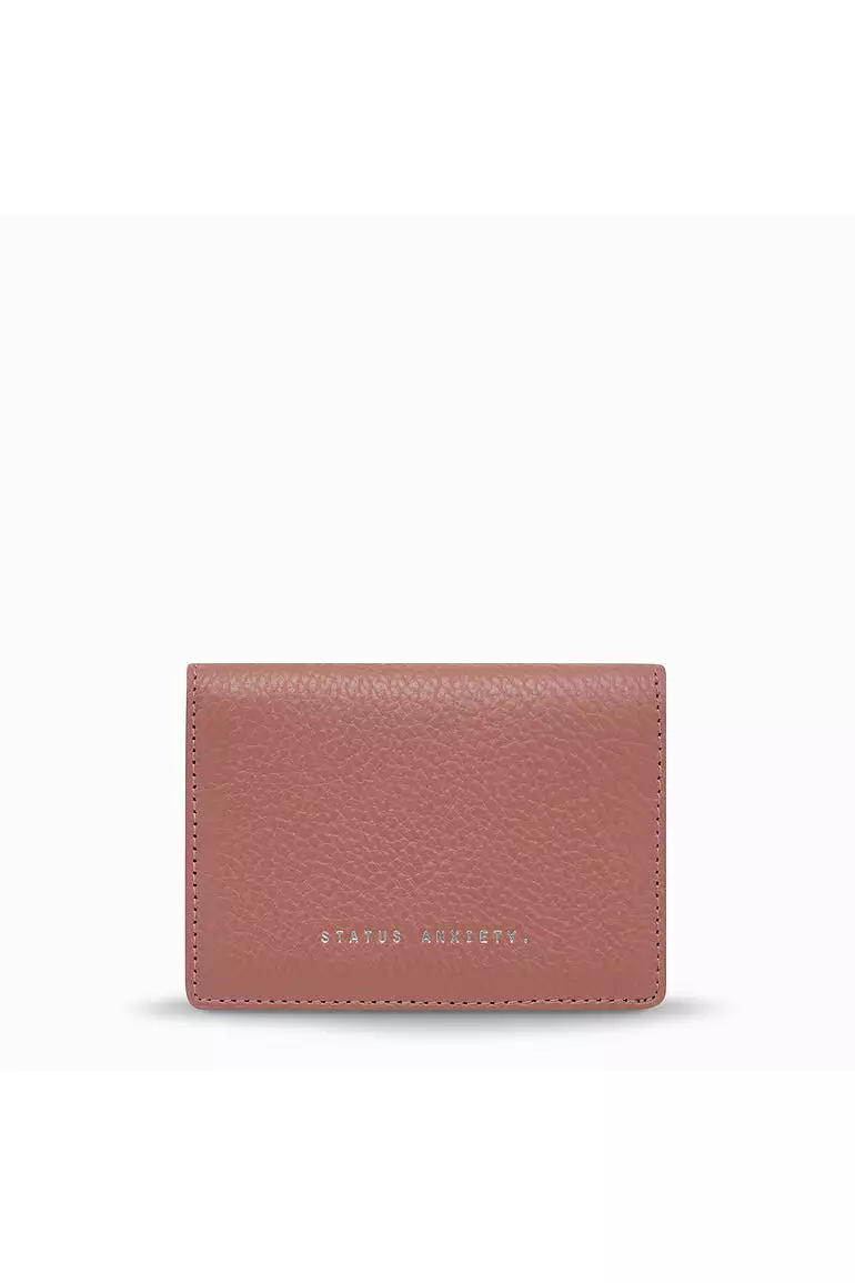 Status Anxiety - Easy Does It - Card Wallet - Dusty Rose