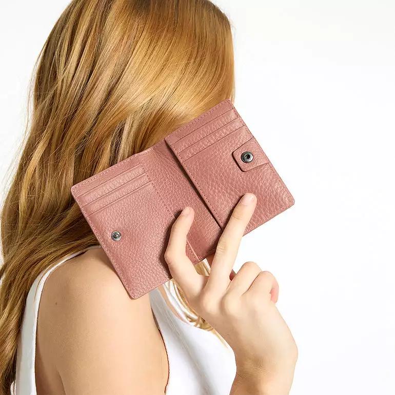 Status Anxiety - Easy Does It - Card Wallet - Dusty Rose