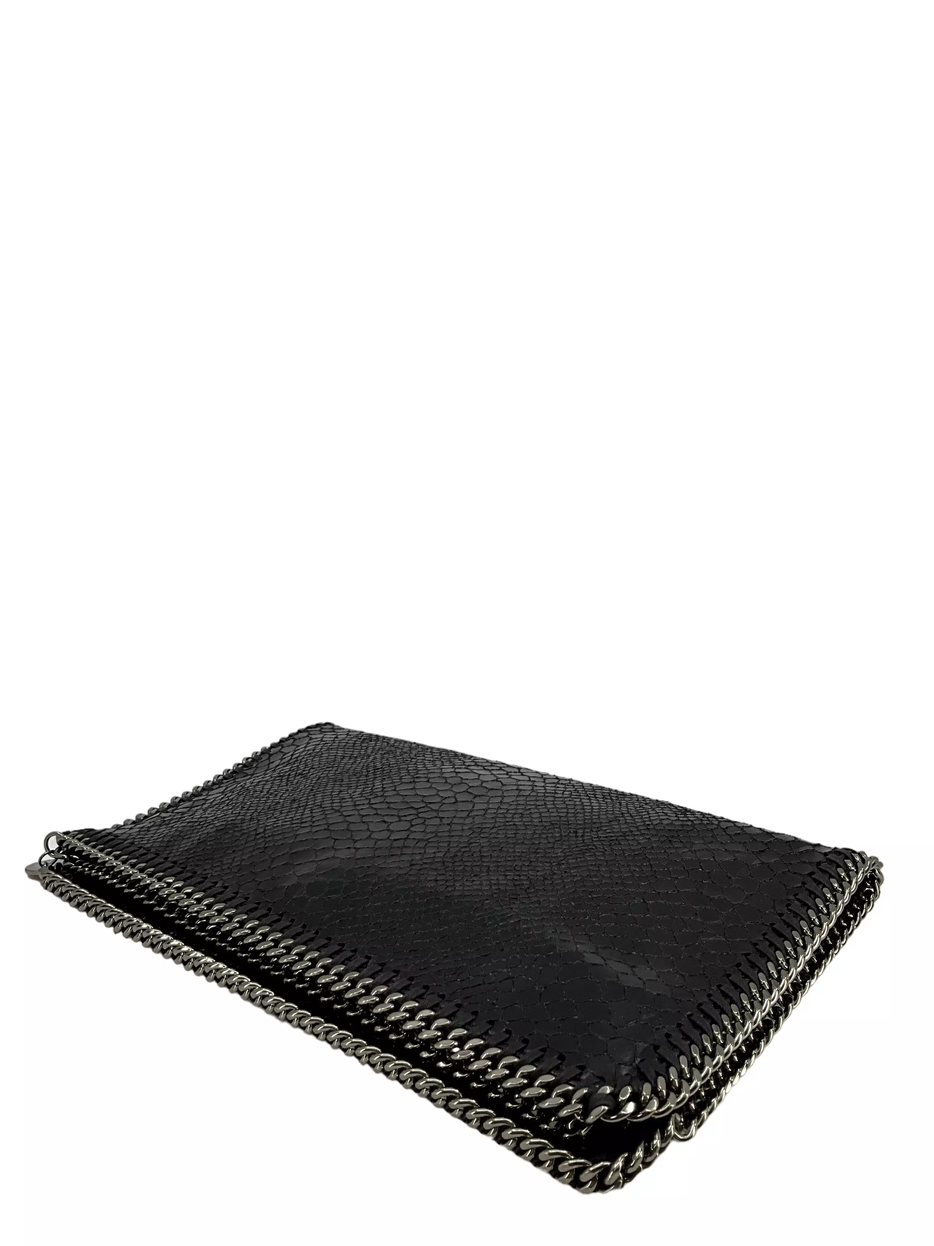 Stella McCartney Falabella Vegan Python Clutch