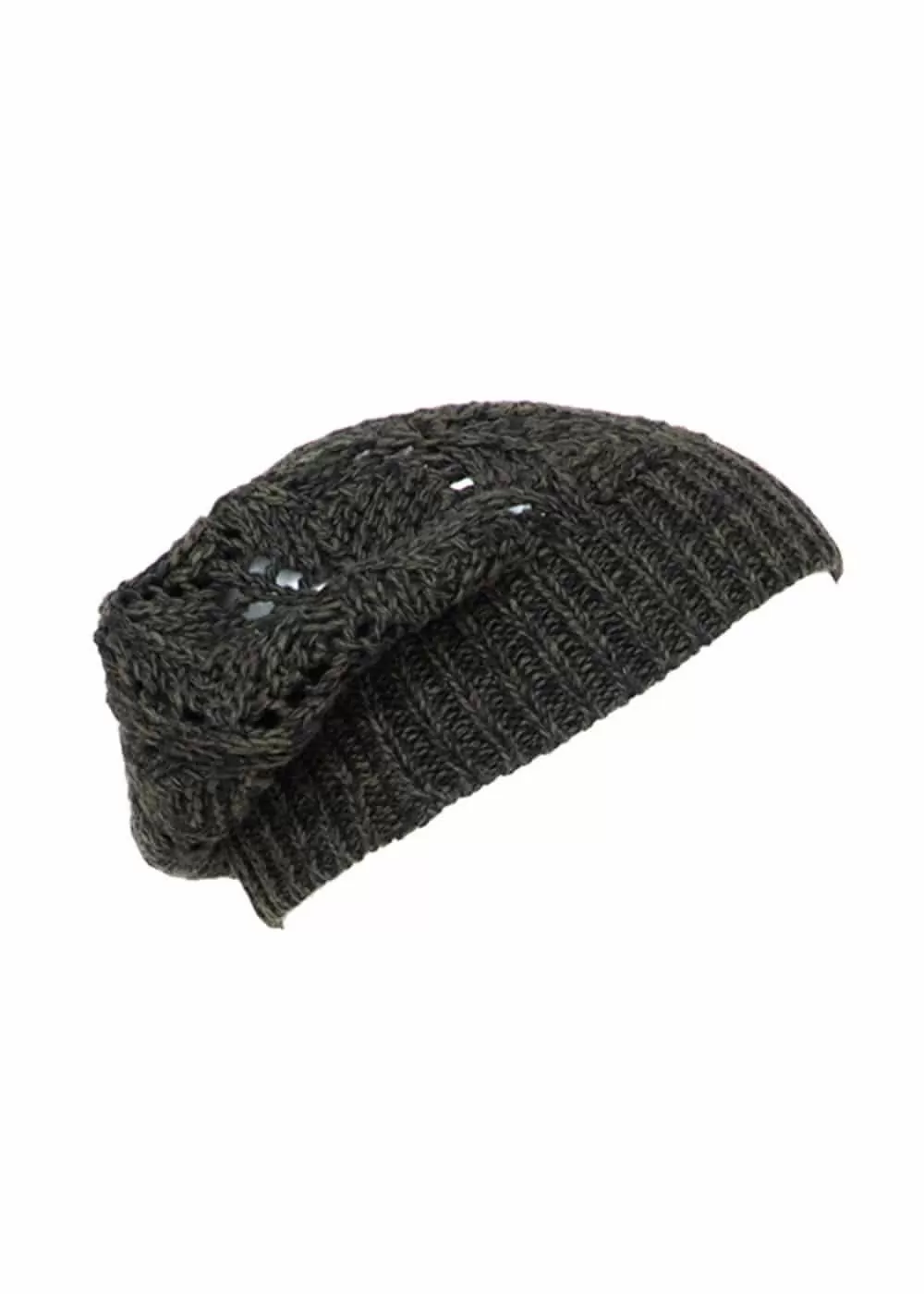 Subtle Slouch Hemp and Cotton Knit Beanie