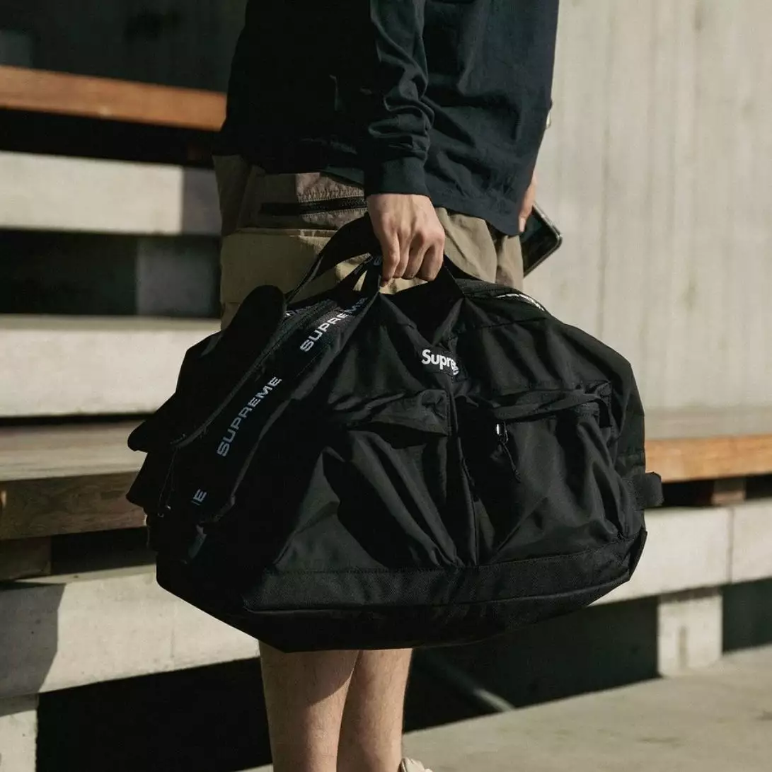 Supreme Duffle Bag Black