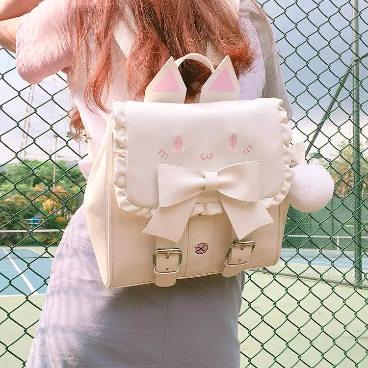 SWEET CAT BOW BACKPACK BY91025